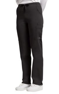 Drawstring Cargo Pant-White Cross
