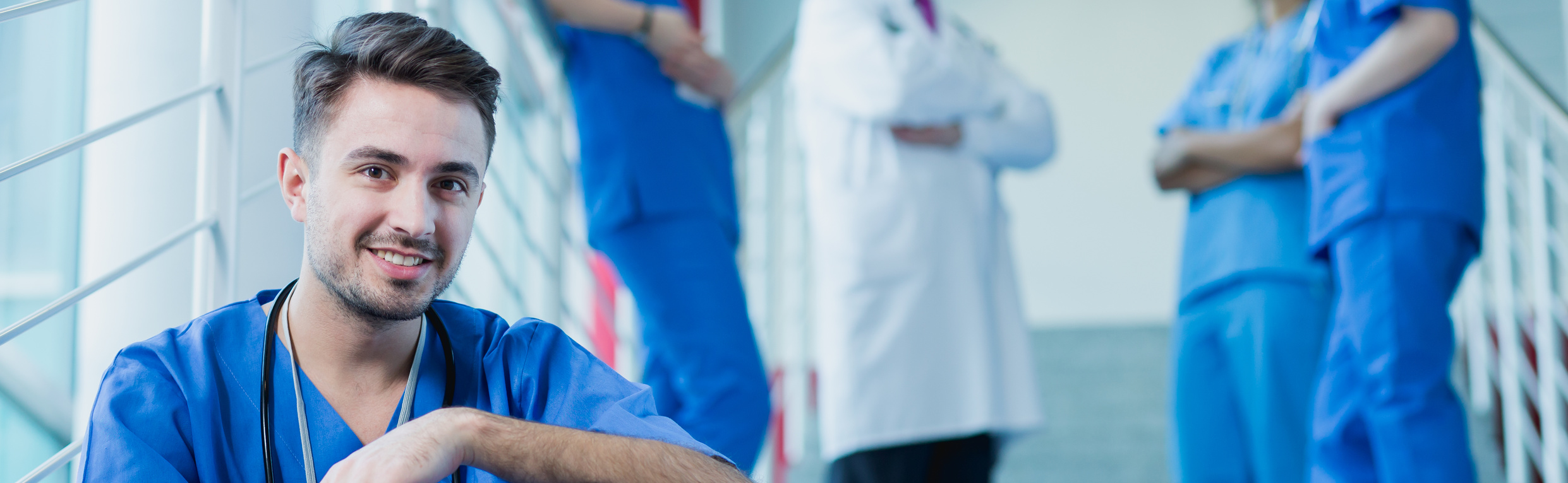 Man in Scrubs