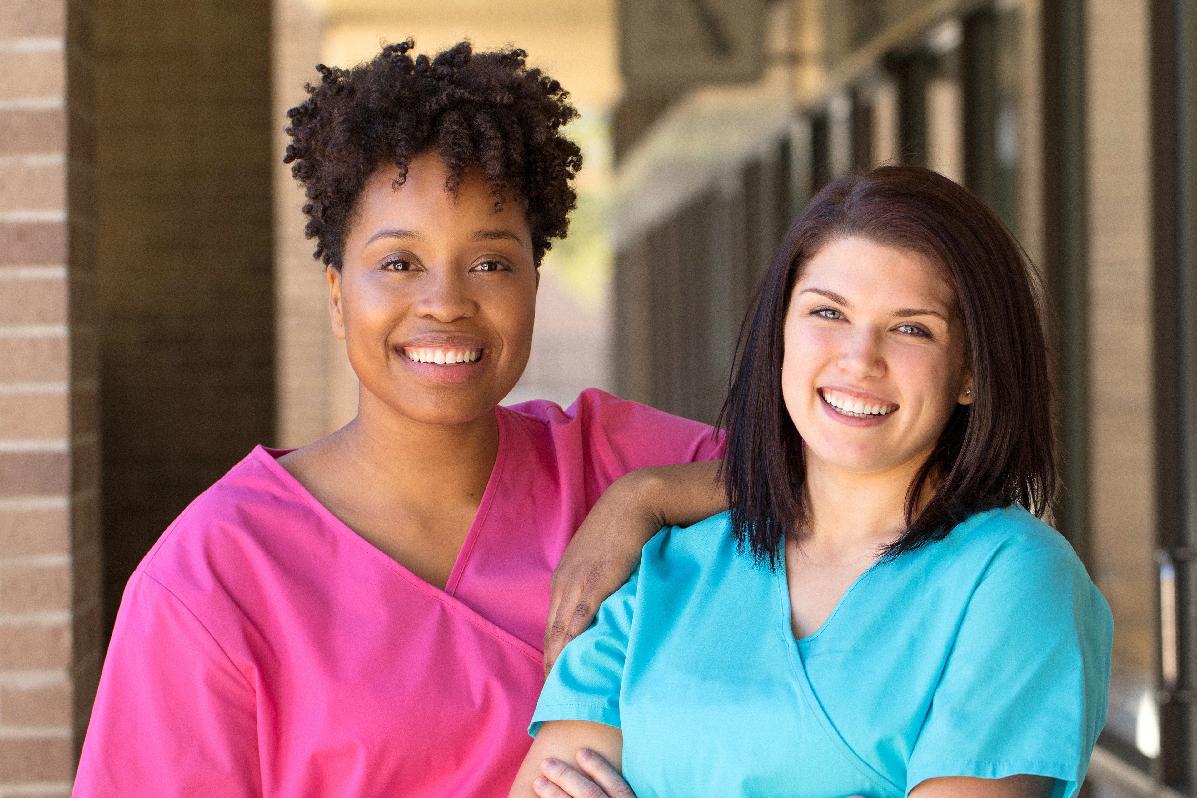 Medical Personnel in Scrubs