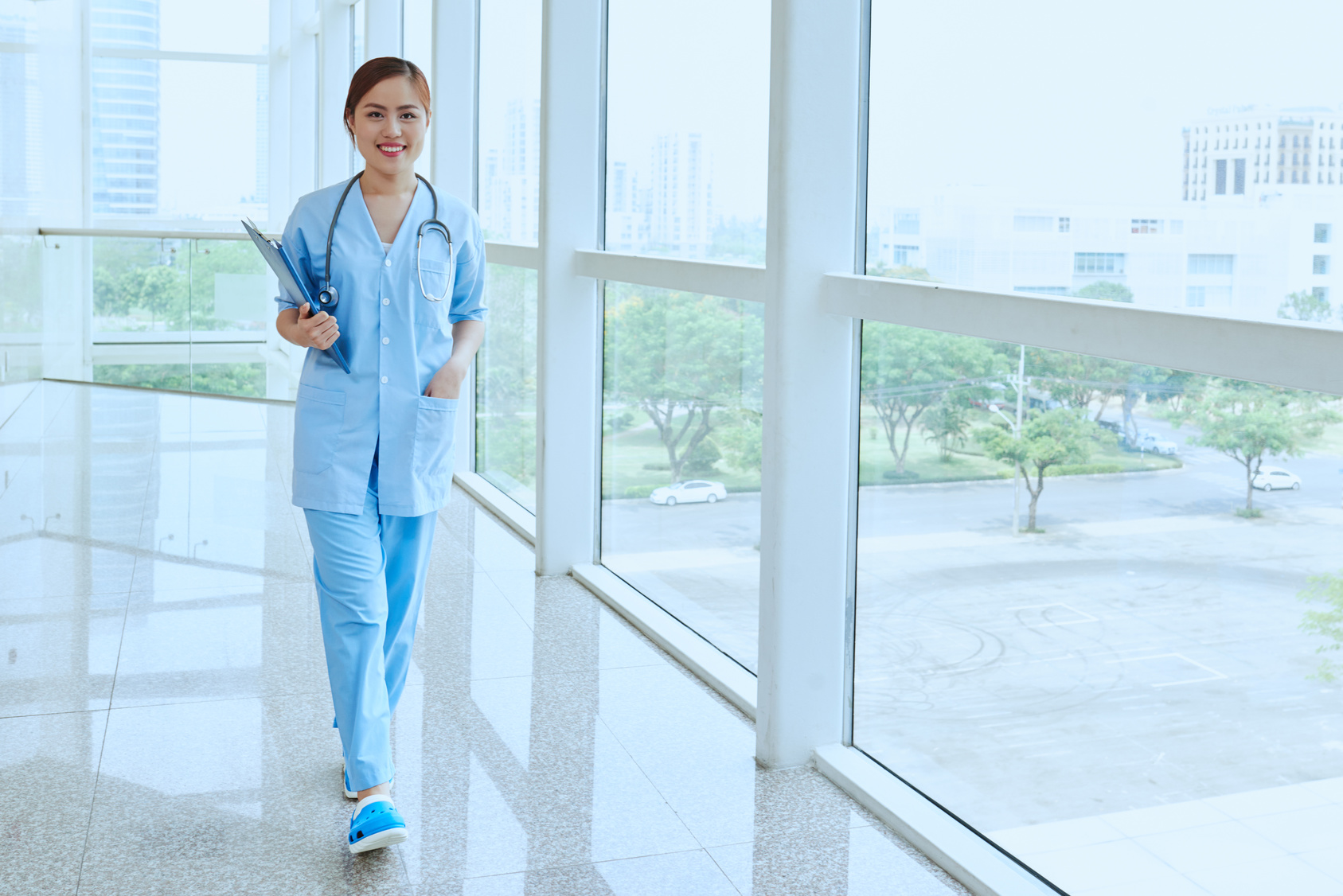 Nurse in Scrubs