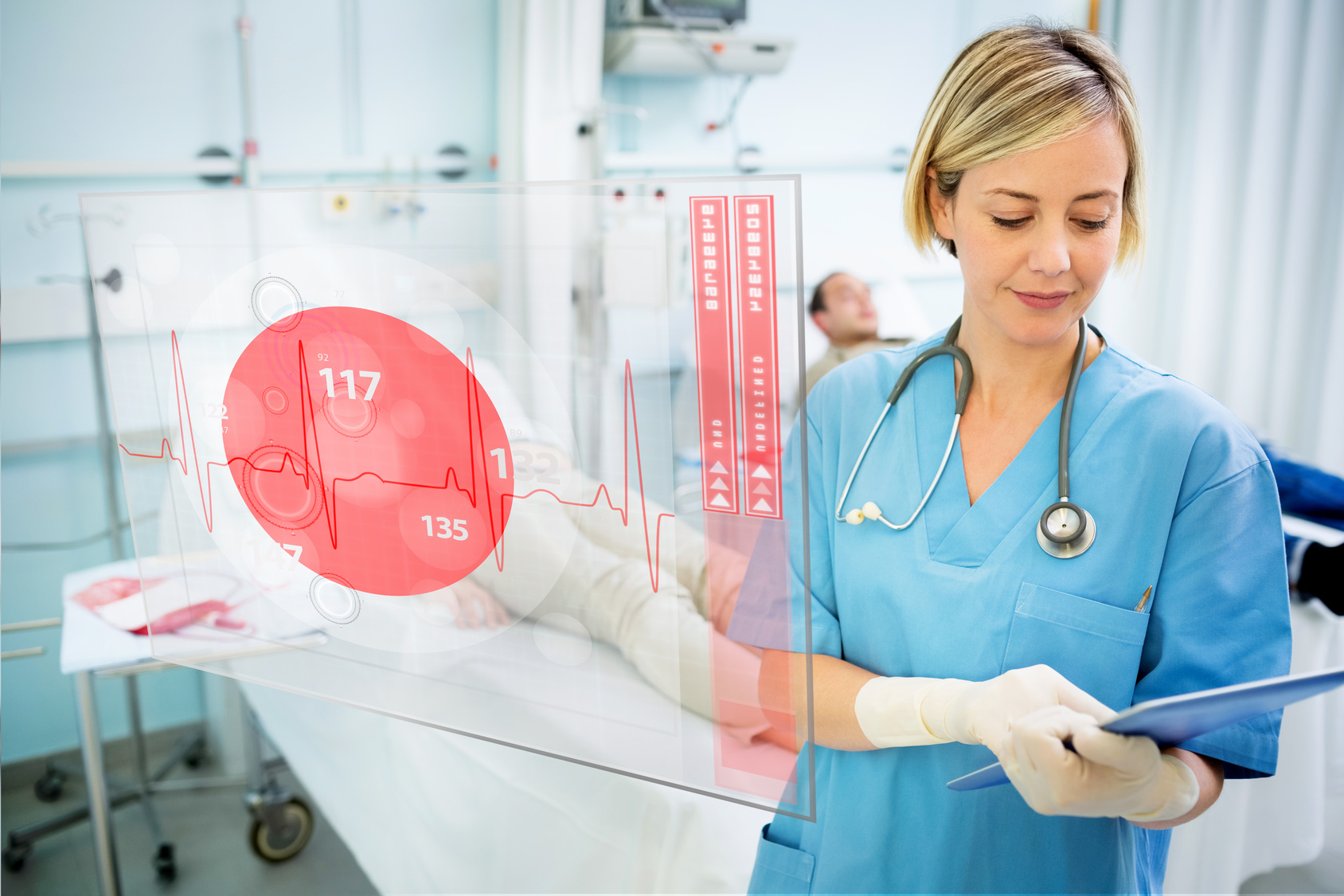 Nurse in Scrubs