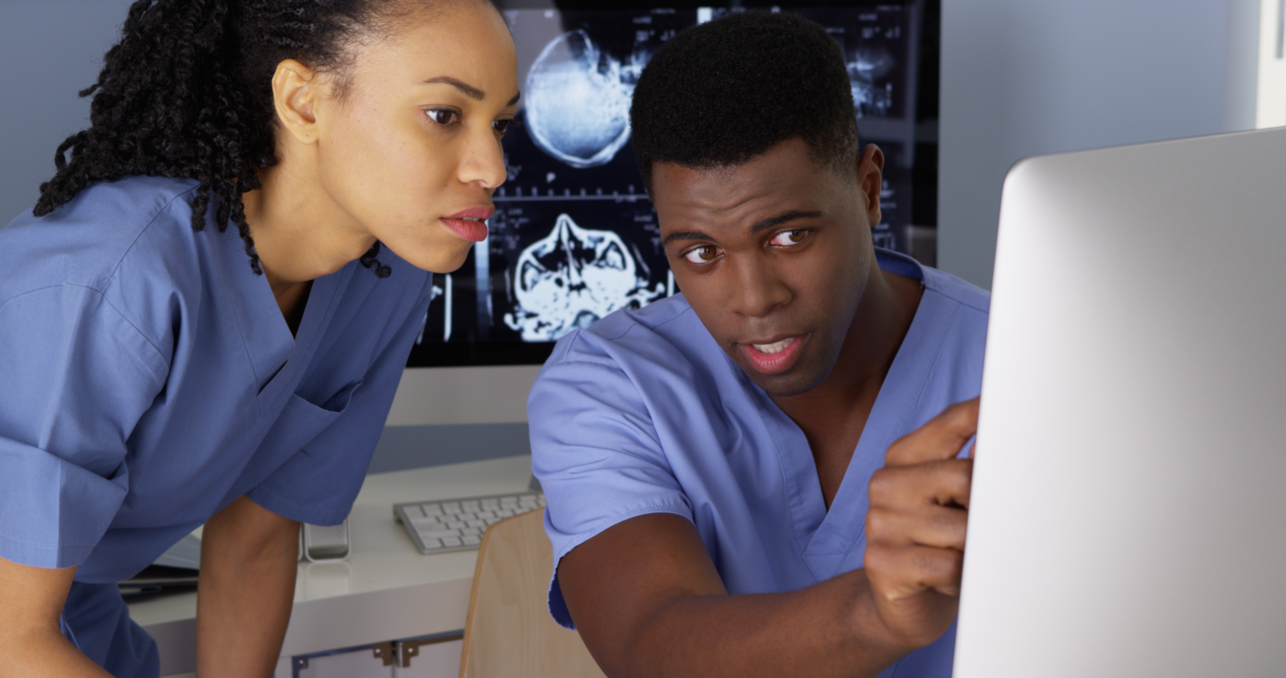 Doctor and nurse