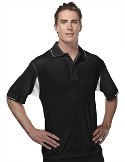 Action-Poly Ultracool Waffle Knit Golf Shirt-TM Performance