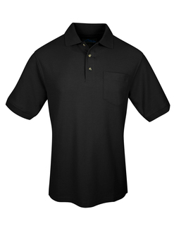 Signature Ltd-Mens Cotton Pique Pocketed Golf Shirt-Tri-Mountain