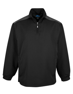 Parkview-Windproof/Water Resistant 1/4 Zip Long Sleeve Windshirt-Tri-Mountain