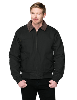 Sequoia-Cotton Canvas Work Jacket With Removable Wool Liner-Tri-Mountain