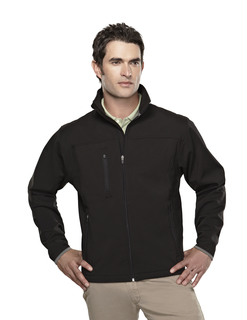 Flight-Mens Poly Stretch Bonded Soft Shell Jacket-TM Performance