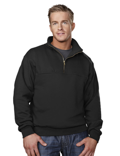 React-Cotton/Poly 1/4 Zip Firefighters Work Shirt-Tri-Mountain