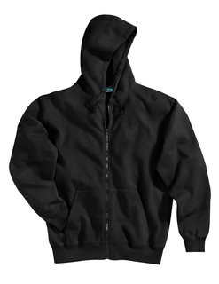 Prospect-Cotton/Poly Sueded Finish Hooded Full Zip Sweatshirt-Tri-Mountain