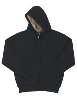 Marshall-Men 60/40 Thermal Full Zip Hooded Sweatshirt With Sherpa Fleece Lining-Tri-Mountain