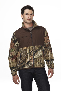 Frontiersman Camo-Mens 100% Spun Polyester Anti Pilling Fleece Jacket44-Tri-Mountain