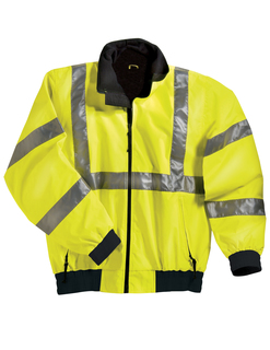 District-Poly Ansi Compliant Safety Jacket With Reflective Tape-Tri-Mountain