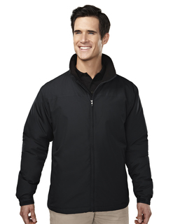 Saga-Mens 100% Polyester Long Sleeve Jacket With Water Resistent-Tri-Mountain