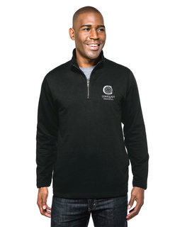 Alta-Mens 86 Oz 60% Cotton/40% Polyester 1/4-Zip Pullover Sweatshirt-Tri-Mountain