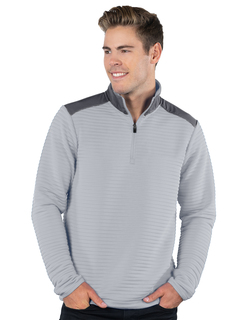 Lane-Doubleknit Quarterzip Pullover-TM Performance