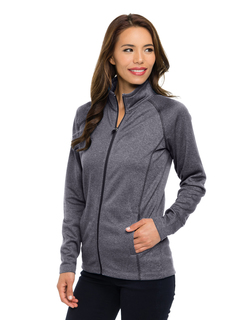 Haze-Womens 100% Polyester Full Zip Jacket-TM Performance