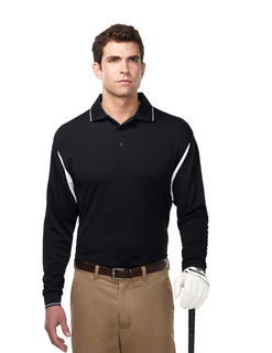 Action Long Sleeve-Mens 100% Polyester Waffle Knit-TM Performance