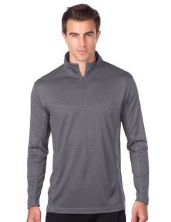 Athos-Mens Heather 14zip Performance Pullover-TM Performance