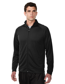 Exocet-Mens 100% Polyester Knit Full Zip Jacket-TM Performance