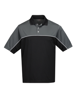 Heel-Toe-Mens 100% Polyester Color Blocking Polo Shirt-TMR