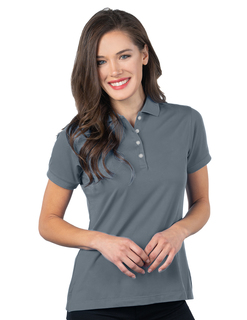 Womens Luxe Polo-Womens Ultra Soft Doublepeached Polo-Tri-Mountain Gold