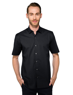 Gavin-Mens 68% Cotton/27% Polyester/5% Spandex Short Sleeve Woven Shirt-Tri-Mountain