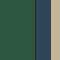 Forest Green/Navy/Khaki (FG)