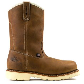 AMERICAN HERITAGE ? WATERPROOF ? 11? CRAZYHORSE SAFETY TOE ? PULL-ON WELLINGTON-Thorogood Shoes