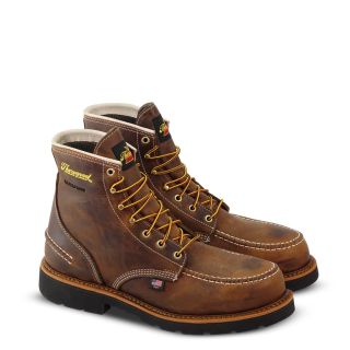 1957 SERIES WATERPROOF SAFETY TOE 6 CRAZYHORSE MOC TOE  MAXWEAR90-Thorogood Shoes