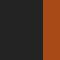 Black- Deep Orange