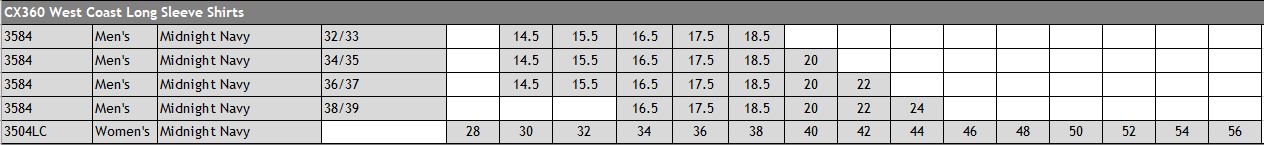 CX360 WC FLS MIDNIGHT NAVY