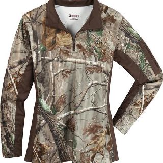 602435 Rocky  Silenthunter 1/4 Zip Camo Shirt-Rocky Shoes