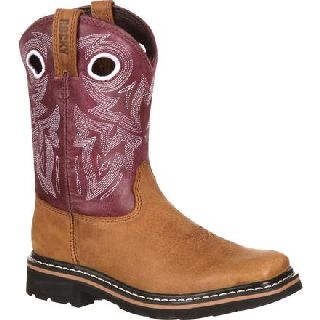 RKW0111 Rocky Farmstead Big Kid Western Boot-Rocky Shoes
