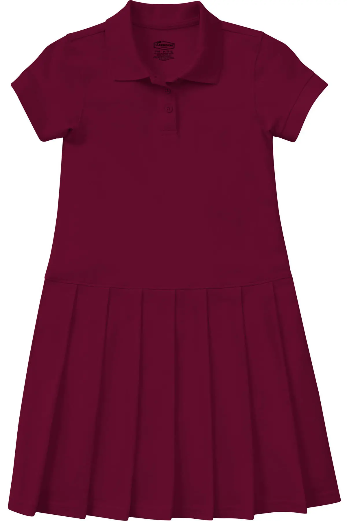 Girls Pique Polo Dress-Classroom Uniforms