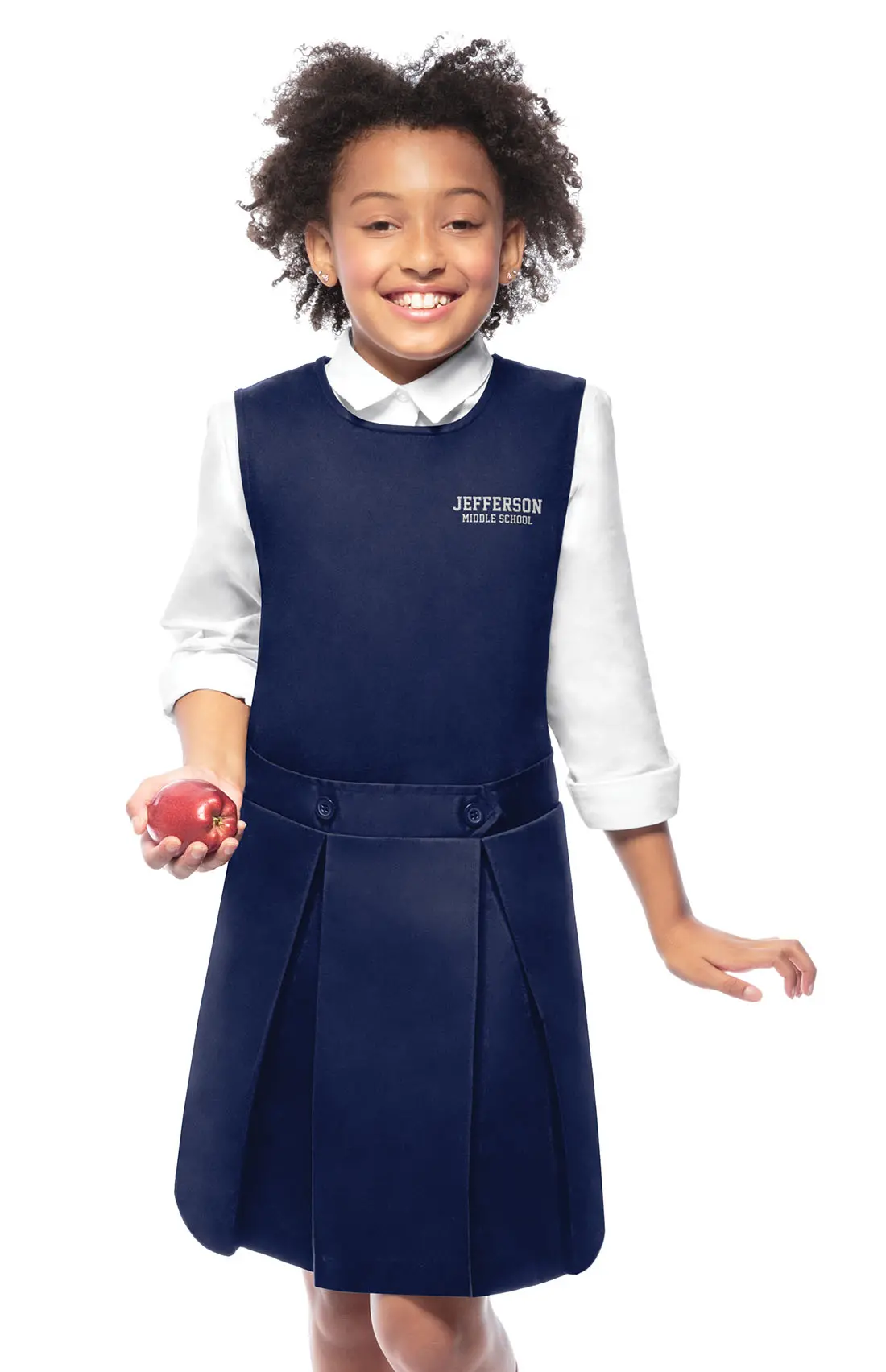 Girls Kick Pleat Jumper-Classroom Uniforms