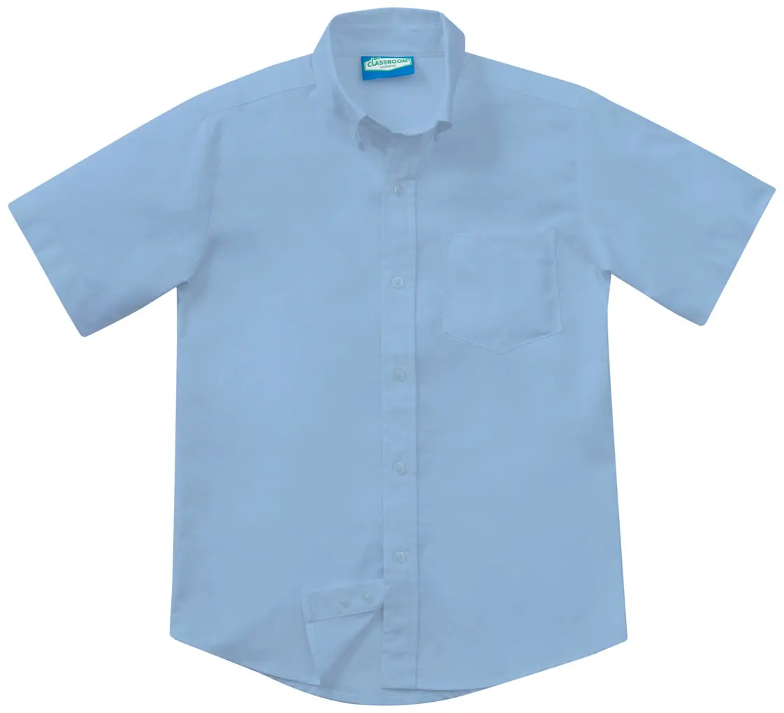 Men&#8216;s Short Sleeve Oxford-Classroom Uniforms