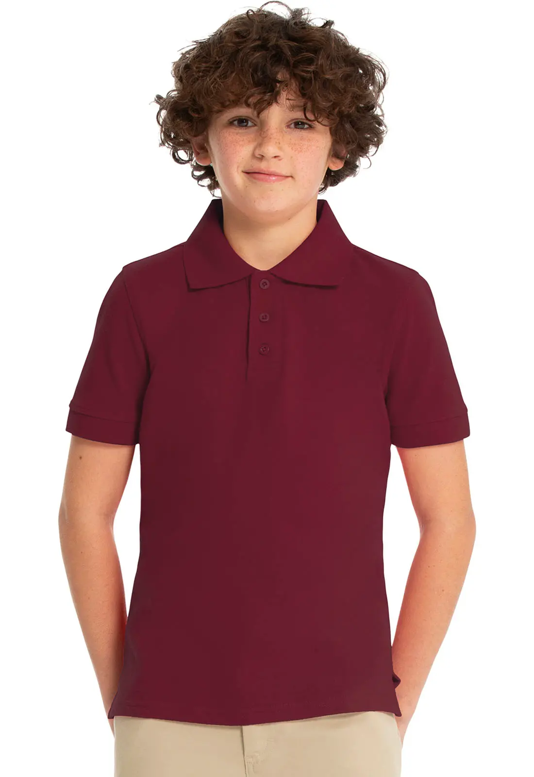 Real School Short Sleeve Pique Polo-Real School Uniforms