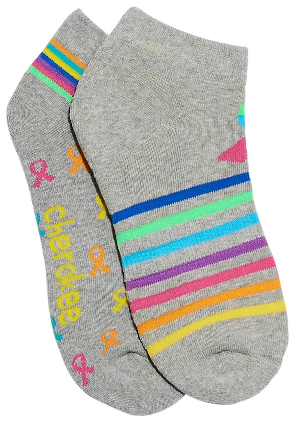 2 Pr Pack Bamboo No Show Socks-Cherokee Uniforms