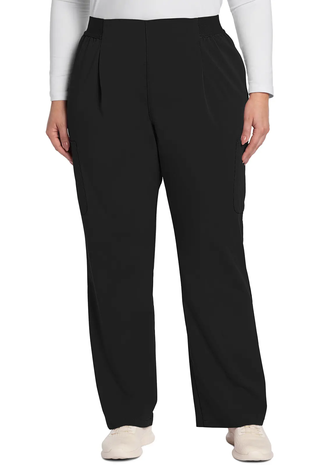 Cherokee Atmos Mid Rise Pull-On Moderate Flare Leg Pant