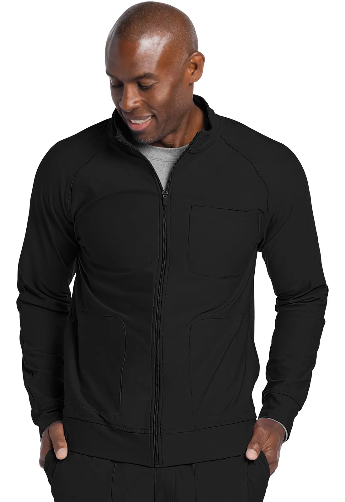 Men&#8216;s Zip Front Jacket-Cherokee Uniforms