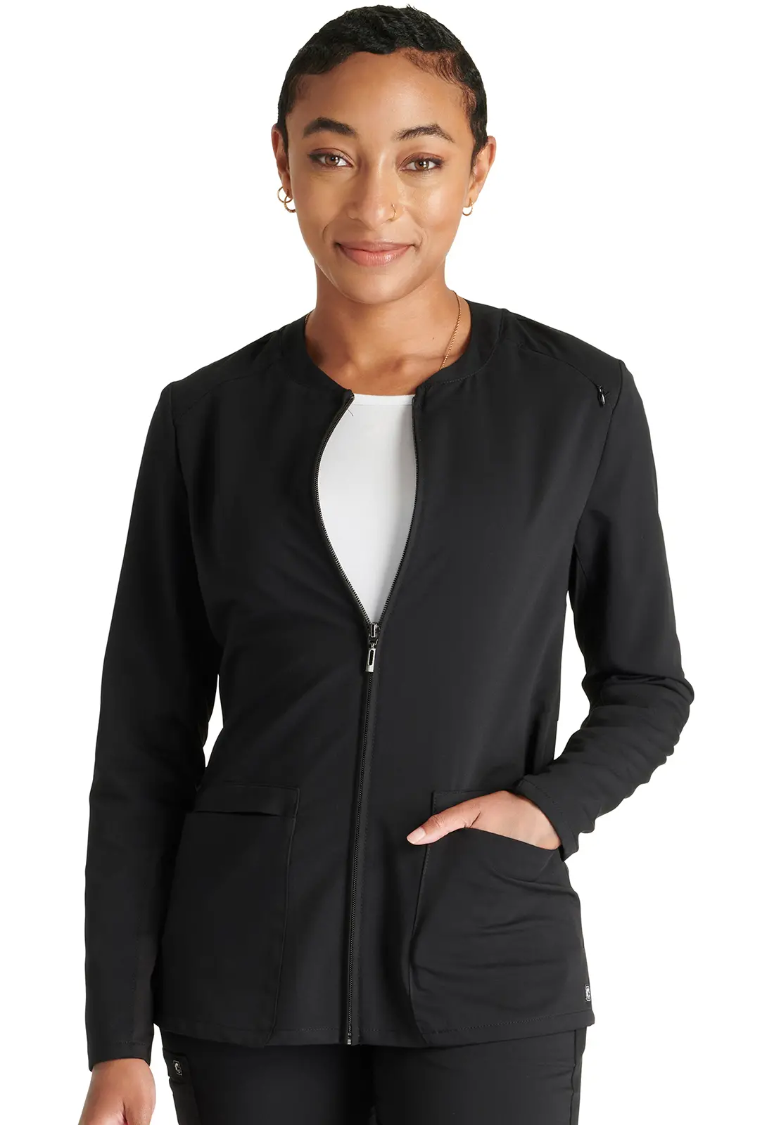 Zip Front Jacket-Cherokee Uniforms