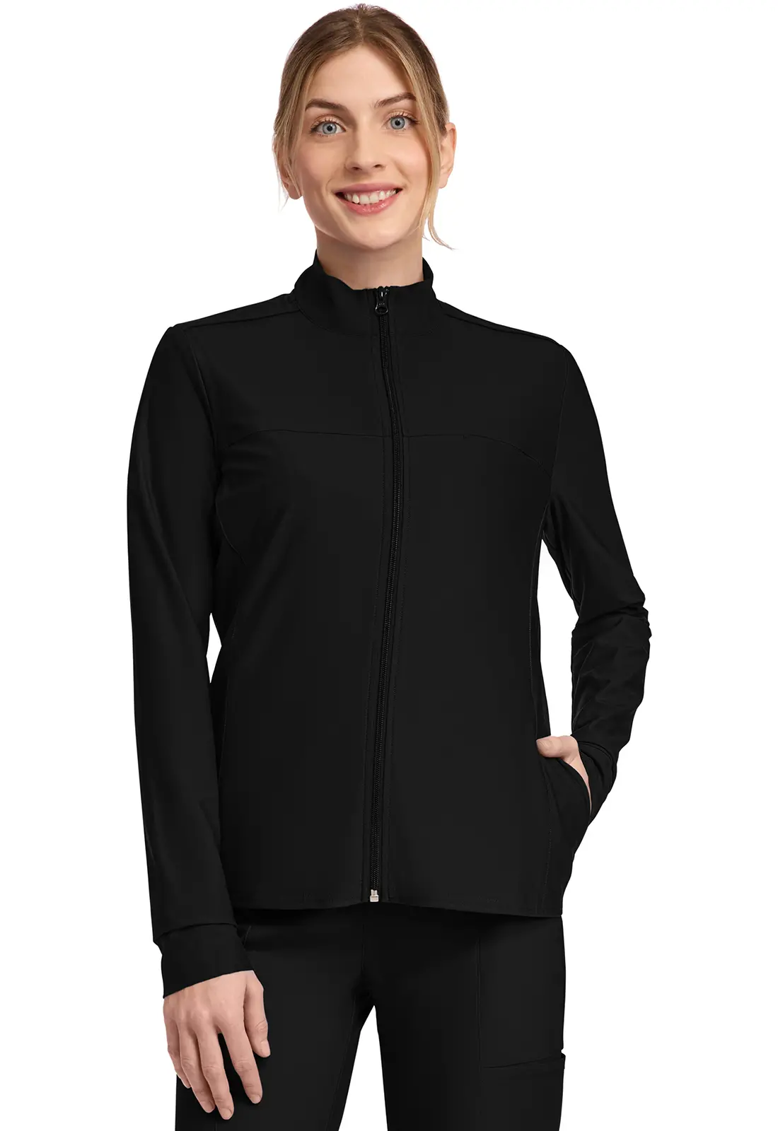 Cherokee Form Women&#8216;s 3-Pocket Warm-up Jacket-Cherokee Uniforms