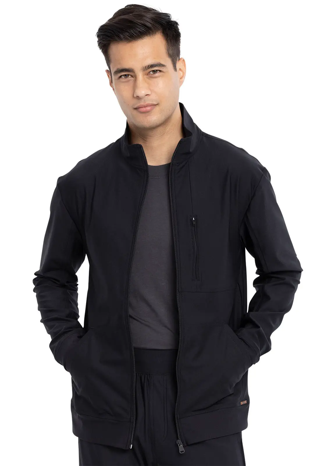 Men&#8216;s Zip Front Jacket-Cherokee Uniforms