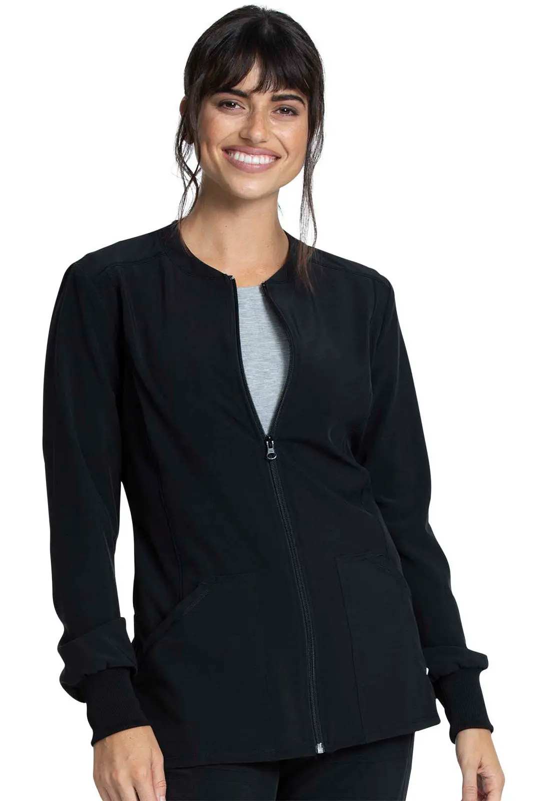 Zip Front Jacket-Cherokee Uniforms