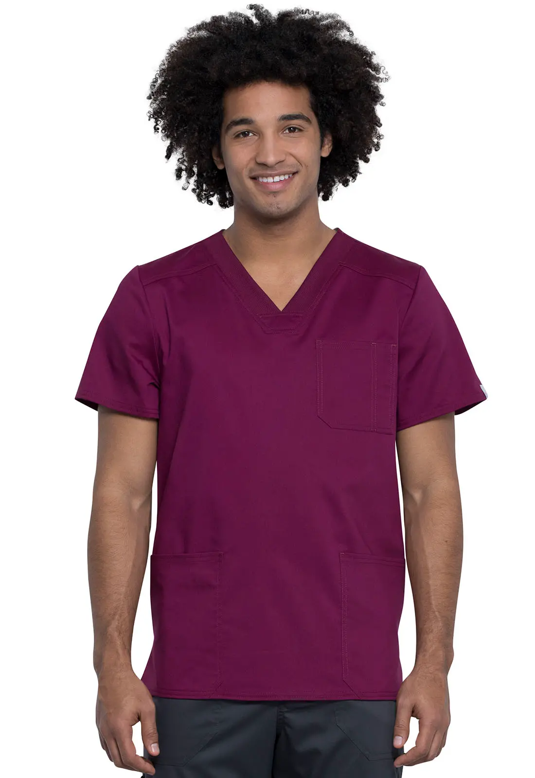 Men&#8216;s V-Neck Top-Cherokee Workwear