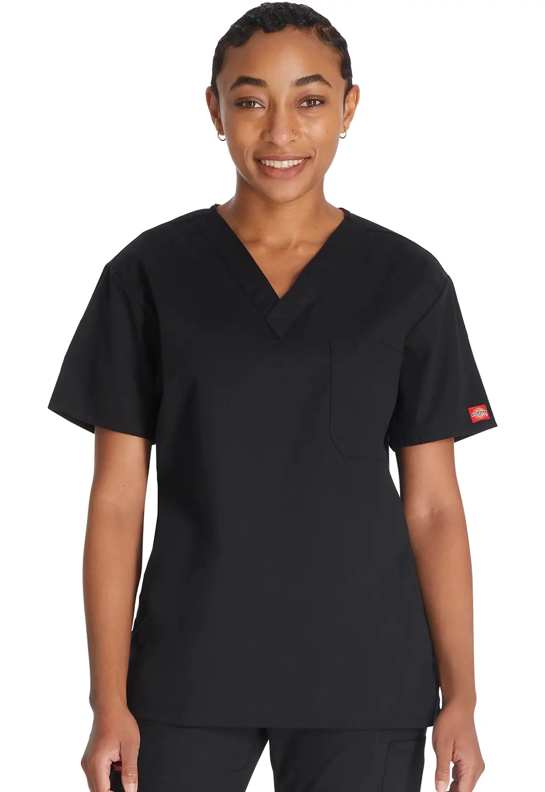 Unisex Tuckable V-Neck Top-Dickies Medical