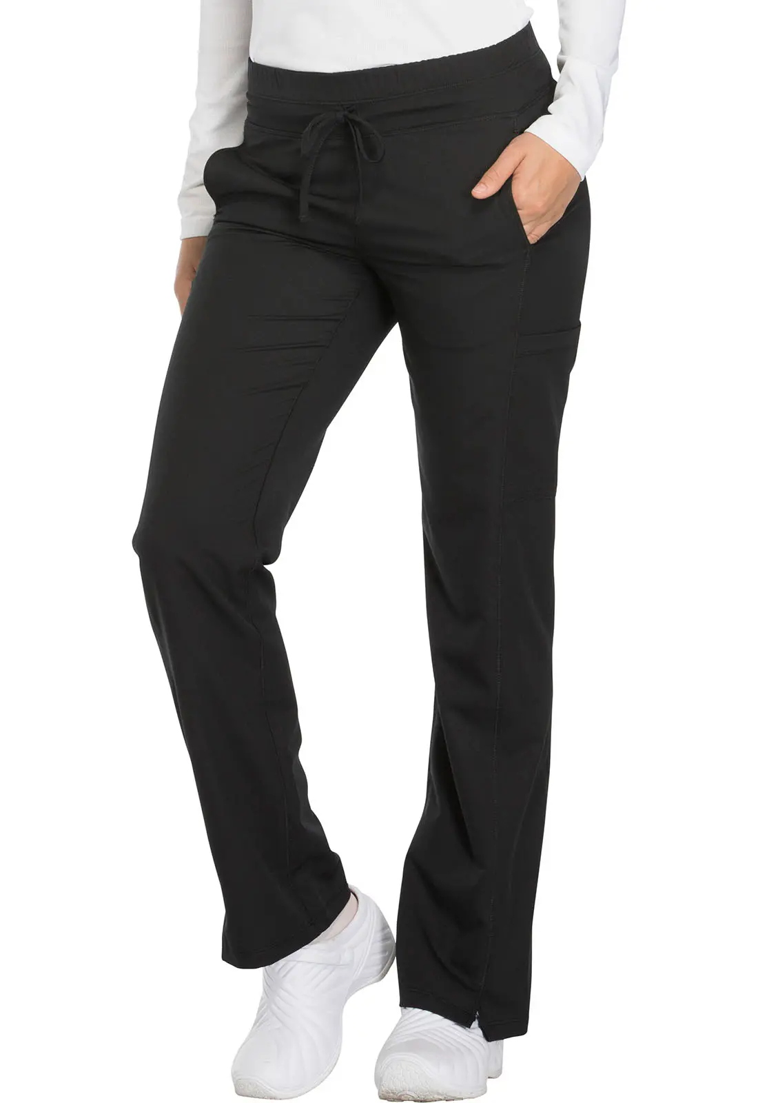 Mid Rise Straight Leg Drawstring Pant-Dickies Medical