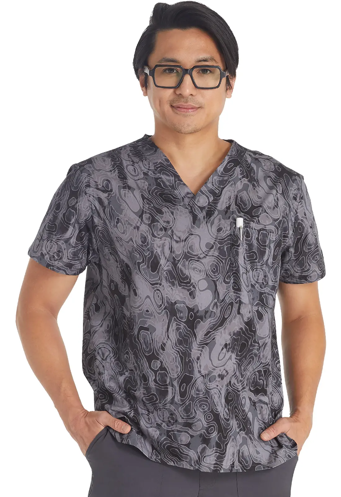 Men&#8216;s V-Neck Top-Dickies Medical