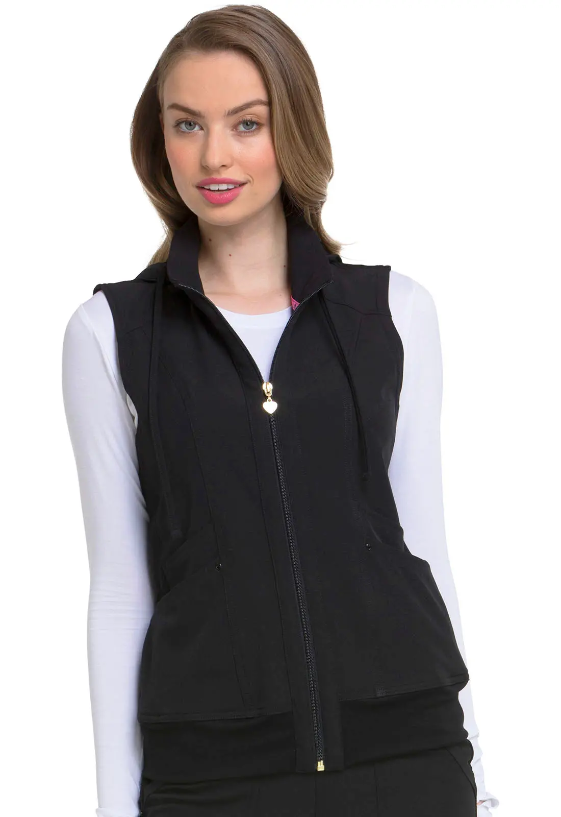 Zip Front Vest-Heartsoul