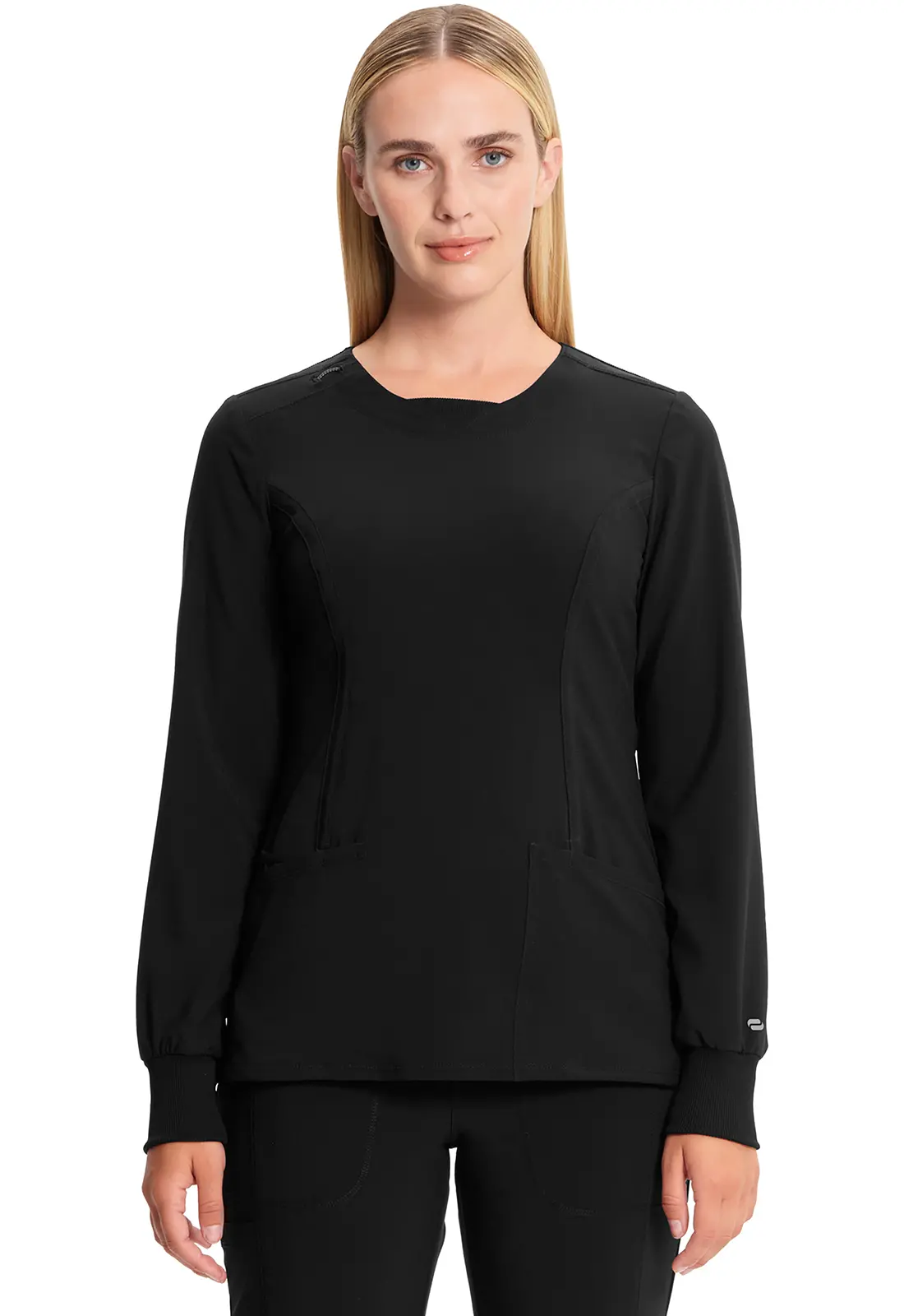 Long Sleeve Round Neck Top-Infinity